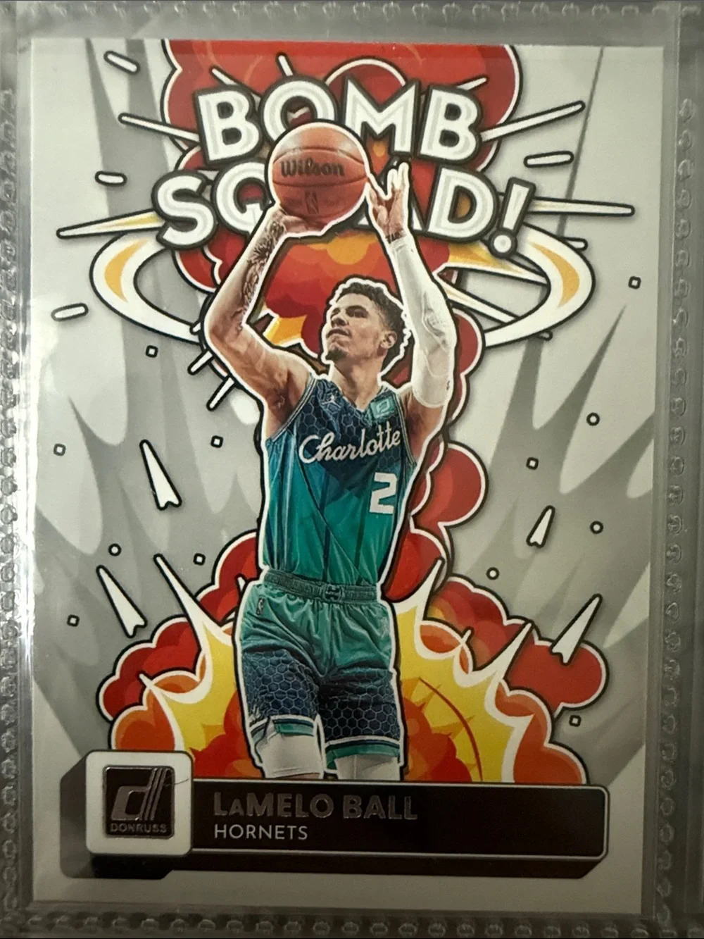 Russ Trading Card - Teal & White Charlotte Hornets LaMelo Ball